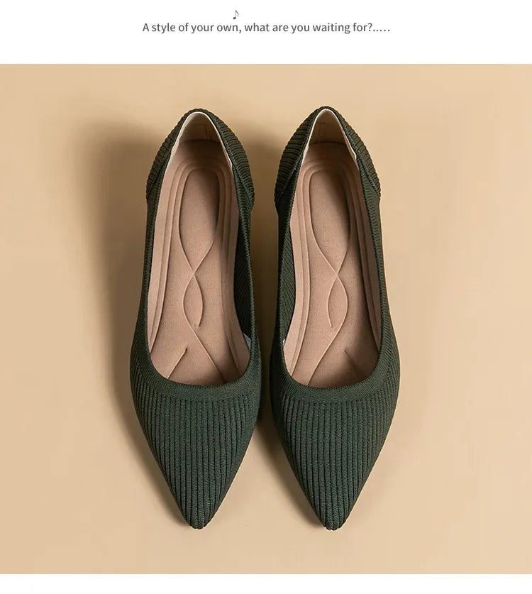 Flat Shoes |  Casual Fashion Breathable |  Non Slip Rubber Sole