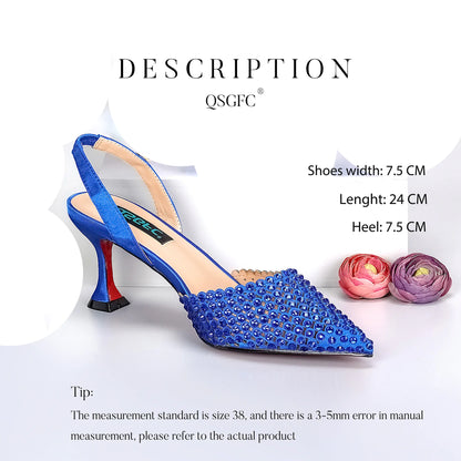 High Heels Shoes And Bag for  Wedding Party | Women Fashion