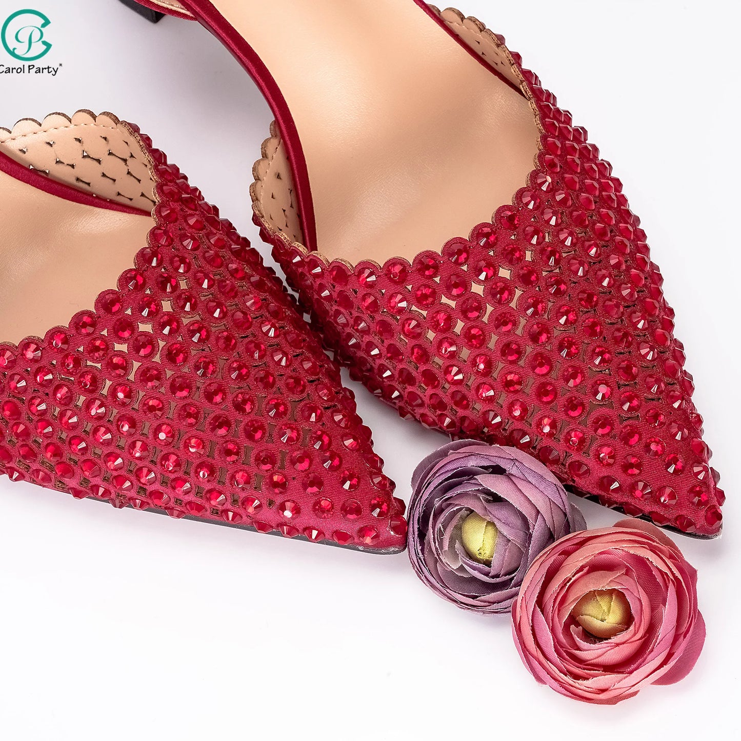 High Heels Shoes And Bag for  Wedding Party | Women Fashion