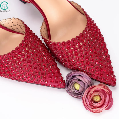 High Heels Shoes And Bag for  Wedding Party | Women Fashion