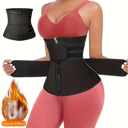 Waist Fitness Trainer Abdominal Belt with Adjustable Shoulder Straps