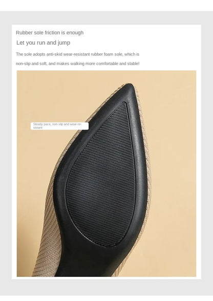 Flat Shoes |  Casual Fashion Breathable |  Non Slip Rubber Sole