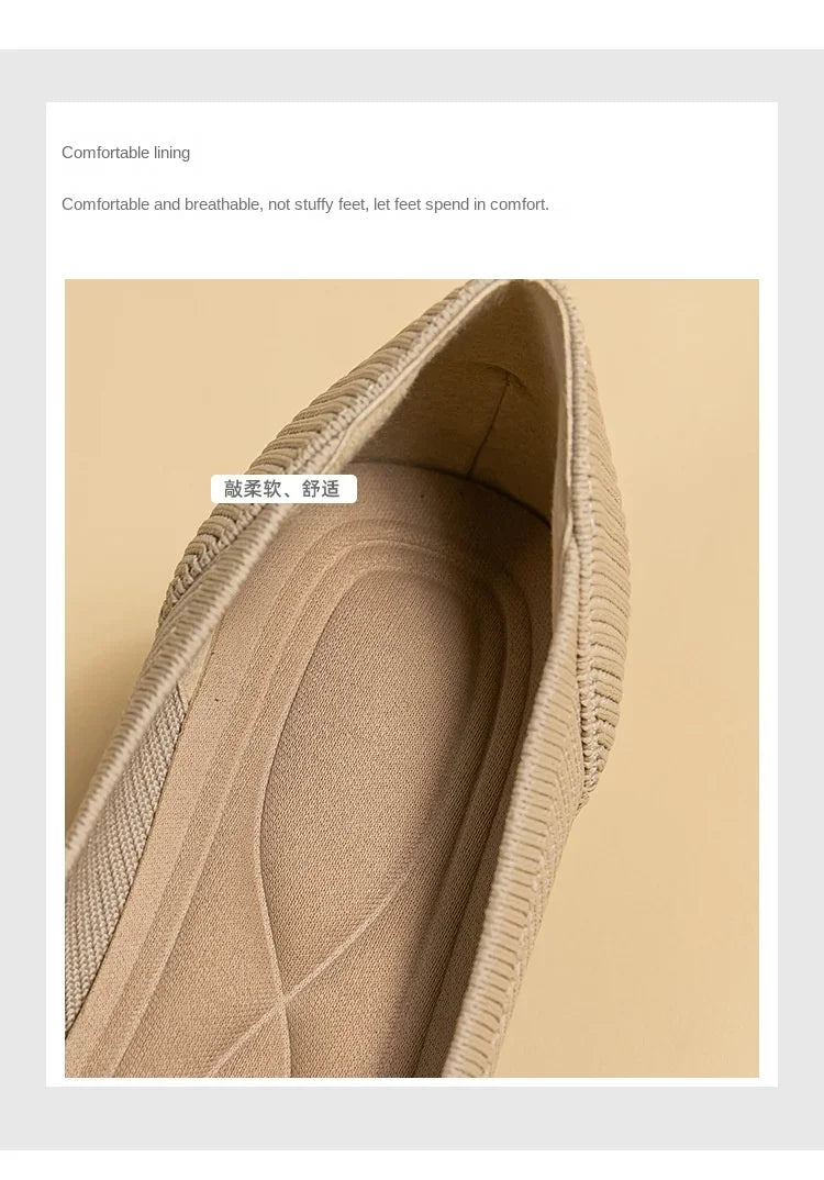 Flat Shoes |  Casual Fashion Breathable |  Non Slip Rubber Sole