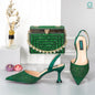 High Heels Shoes And Bag for  Wedding Party | Women Fashion