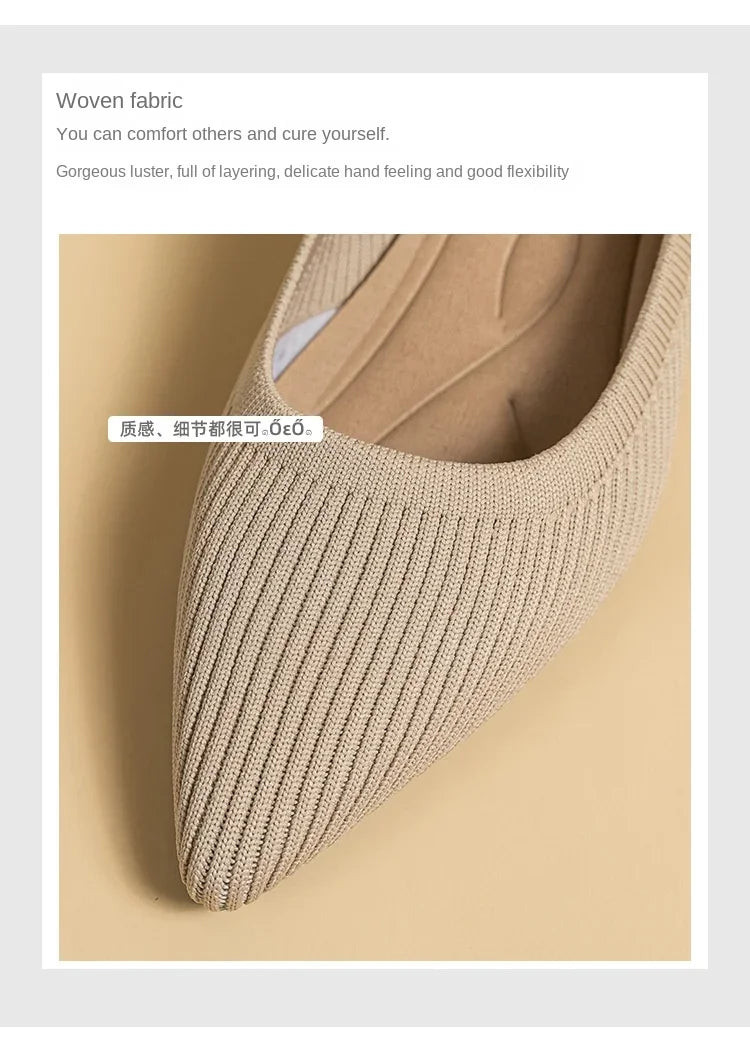 Flat Shoes |  Casual Fashion Breathable |  Non Slip Rubber Sole