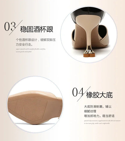 Pointed Toe Buckles Strap Stiletto Heels |  Party Heels