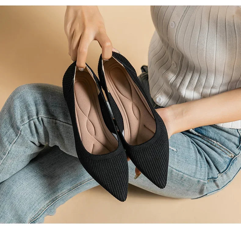 Flat Shoes |  Casual Fashion Breathable |  Non Slip Rubber Sole